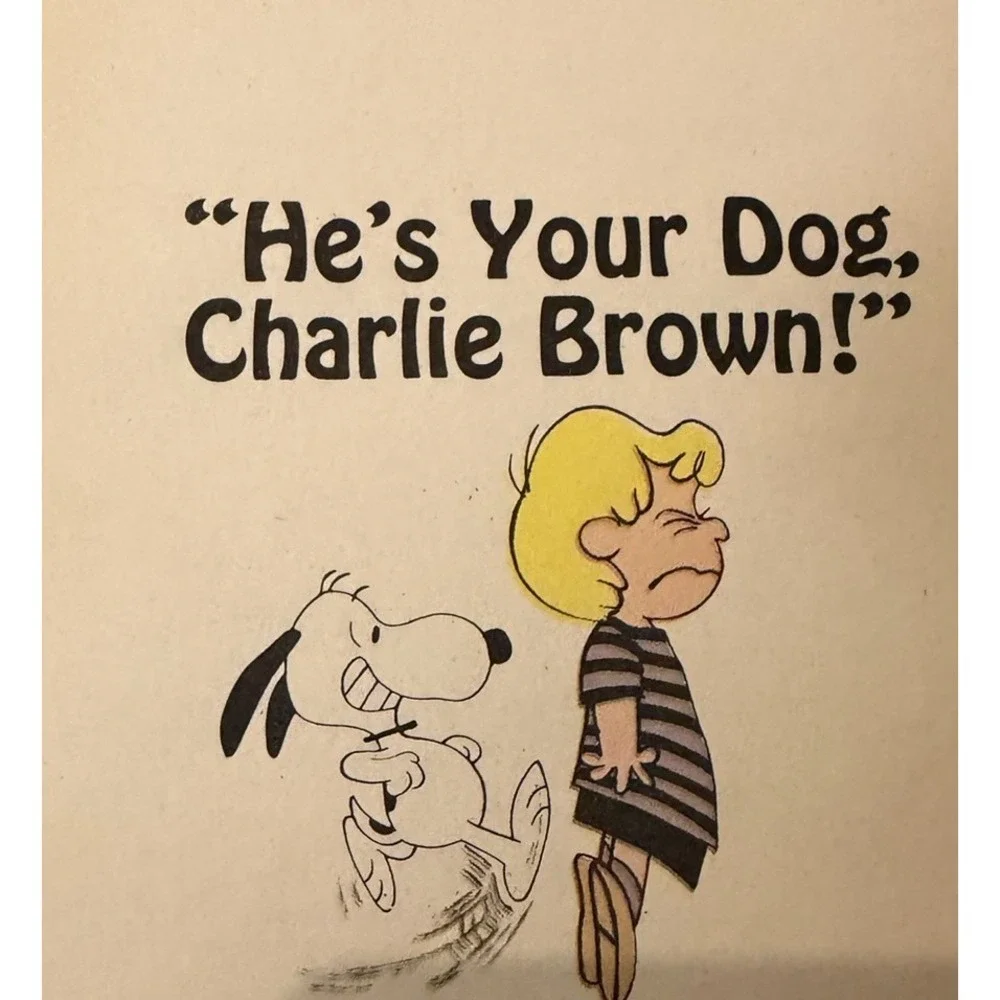 1974 He's Your Dog Charlie Brown Peanuts Snoopy Schulz Scholastic Paperback